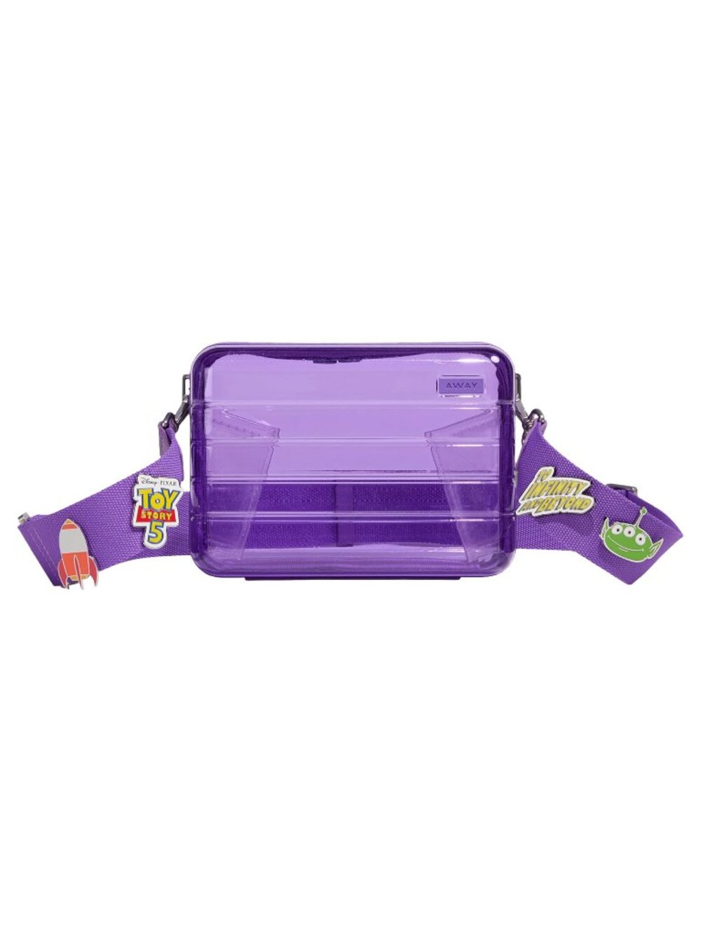 NEW Away x Toy Story 5 Stadium Bag and Enamel Pin Set Buzz Purple